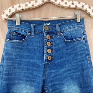Bdg high waist button up denim
